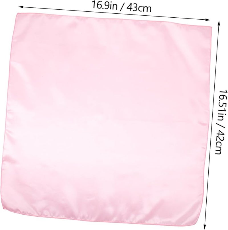 5 قطع مناديل وردية ترابية من الساتان قابلة للغسل، مفارش طاولة من القماش لتزيين حفلات الطعام - Image 3