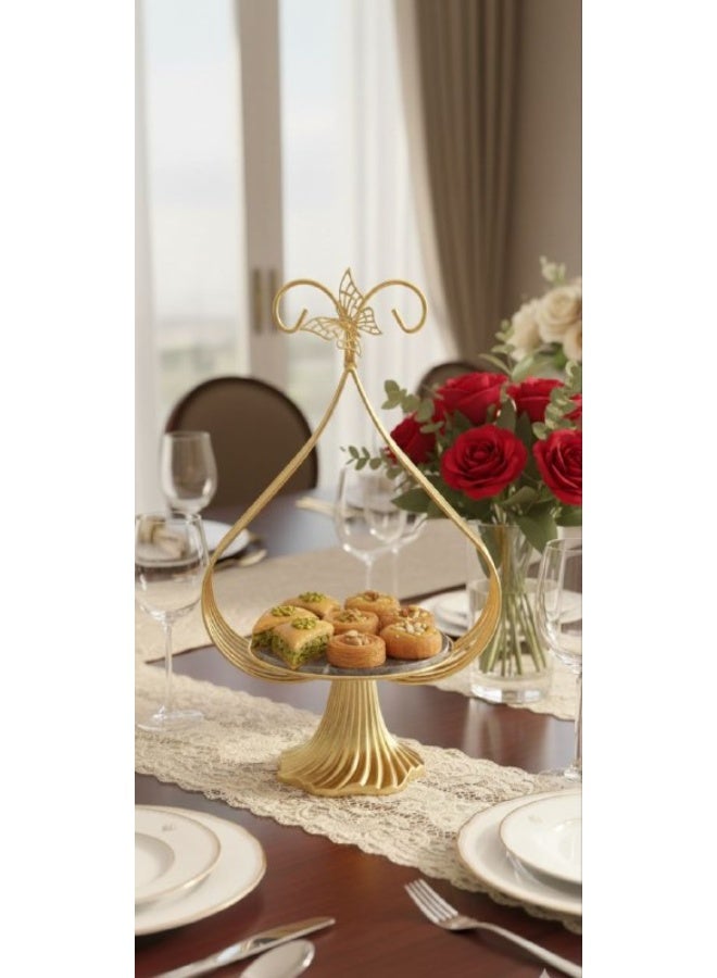 شيّالة الكعك والحلويات 32 ارتفاع قطر الطبق 15 سم