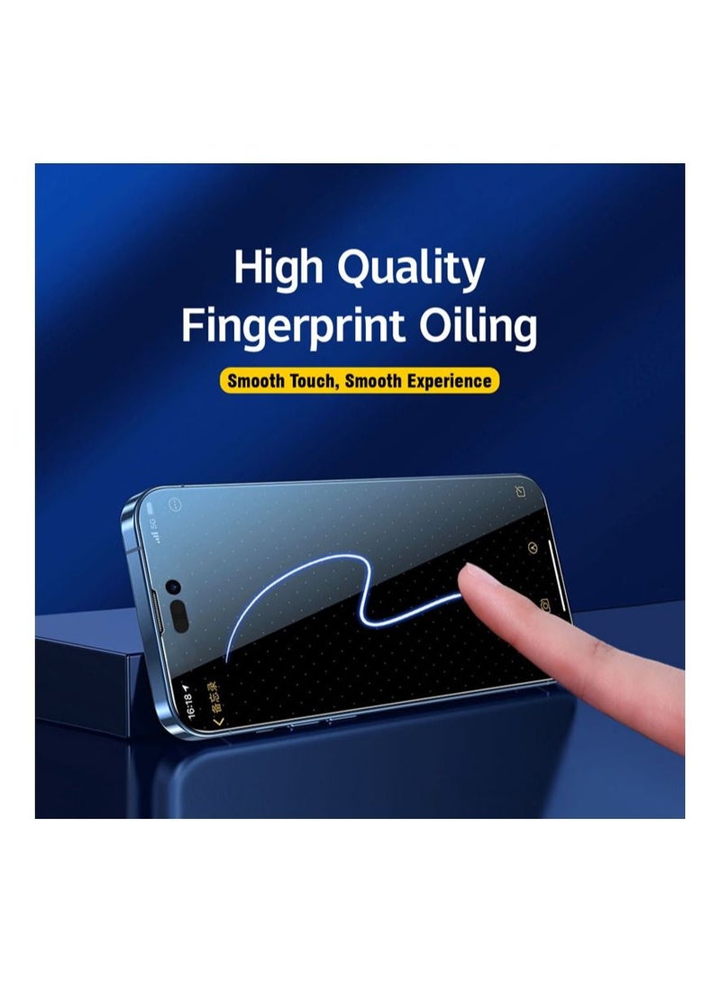 Rock Pow IPhone 14 Plus  Screen Protector Easy Install 3D Curved Anti Bubble Ultra HD Tempered Glass Case Friendly Screen Protector for Apple iPhone 14  Plus ,6.7 inch Black - Image 4