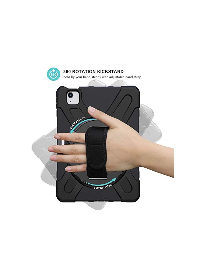 Procases Ipad Air 4 Rugged Case 10.9 Inch 2020 Ipad Air 4Th Generation Case, Heavy Duty Shockproof Rotating Kickstand Protective Cover For 2020 Ipad Air 10.9" 4Th Gen A2316 A2324 A2325 A2072 -Black - Image 2