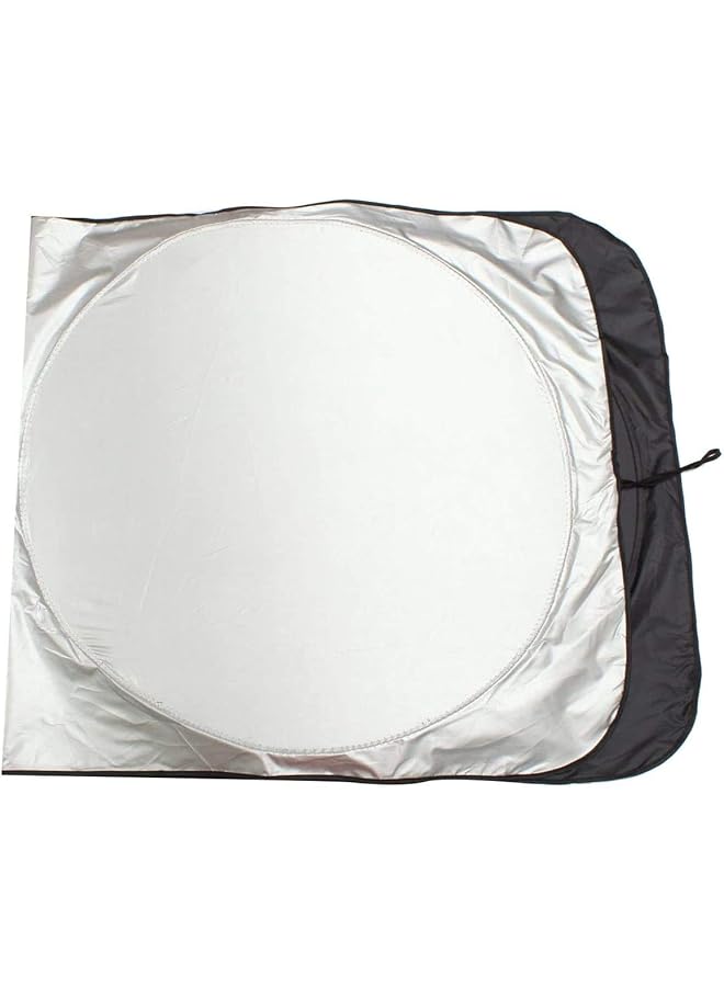 SHOWAY Showway Car Windshield Sunshade Cover Sliver 160Cm*85Cm Folding Uv Protector, Easy Install And Package - Image 2