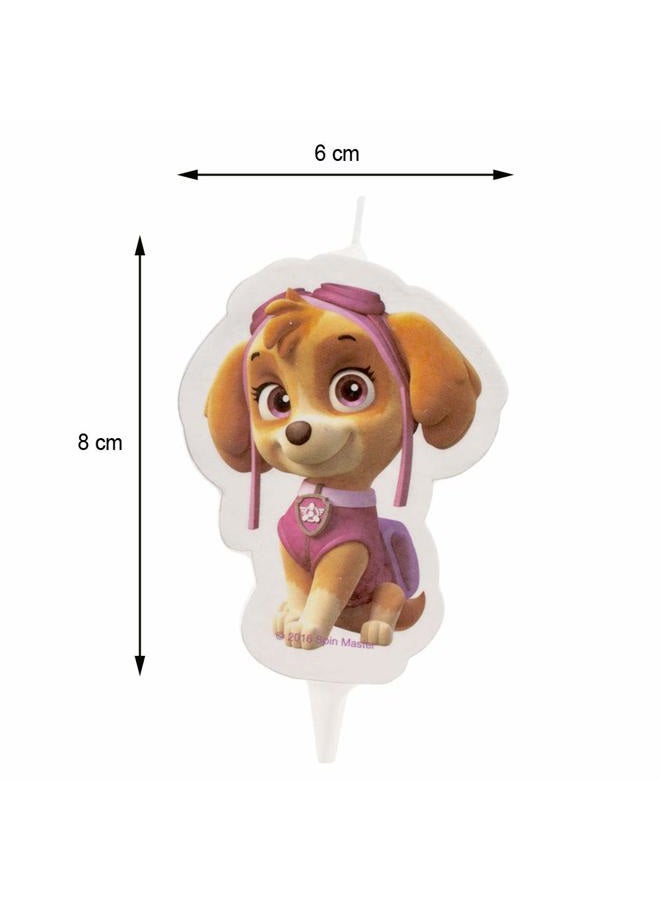 DEKORA Skye Paw Patrol Candle Cake Topper - Image 2