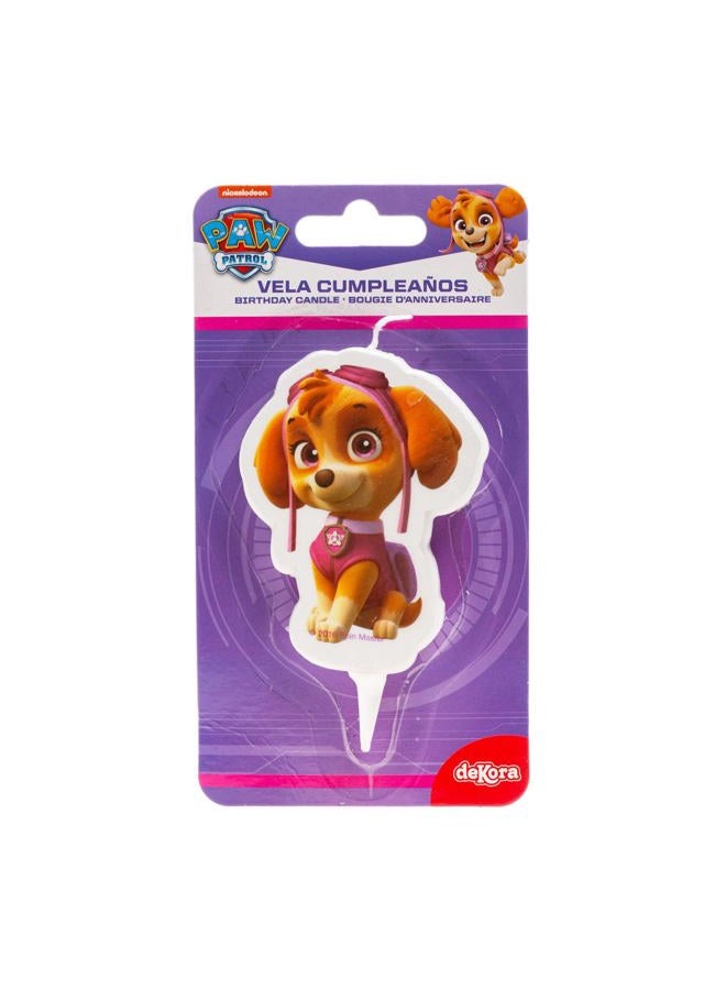 DEKORA Skye Paw Patrol Candle Cake Topper - Image 3