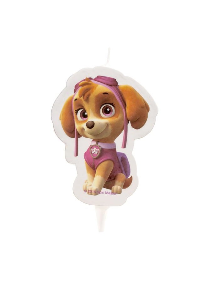 DEKORA Skye Paw Patrol Candle Cake Topper - Image 1