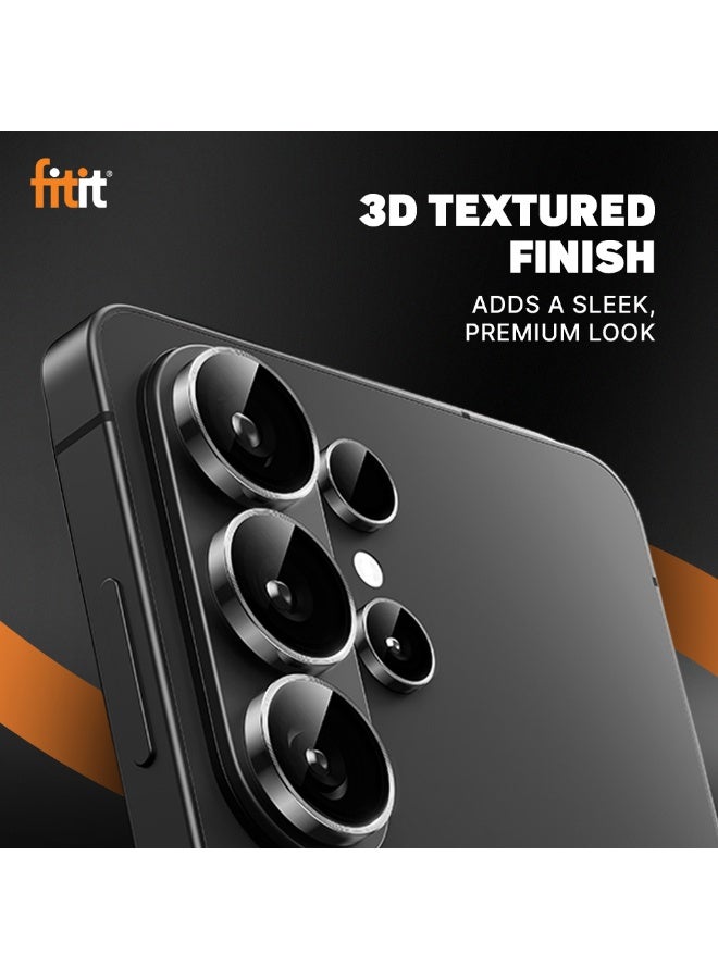 FITIT Camera Lens Protector for Samsung S26 Ultra - 9H Tempered Glass with Aluminum Ring, Anti-Fingerprint, Easy Installation - fitit - Image 5