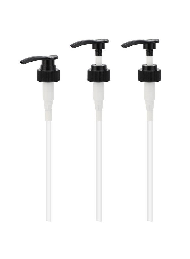سيج بيوتي رأس مضخة موزع لوشن سيجبيوتي، عبوة من 3 قطع بديلة لمضخة زجاجات الاستحمام، مجموعة رأس مضخة أنبوب بلاستيكي تناسب عنق الزجاجة 1.2 بوصة موزع شامبو وبلسم للحمام والمطبخ - Image 1