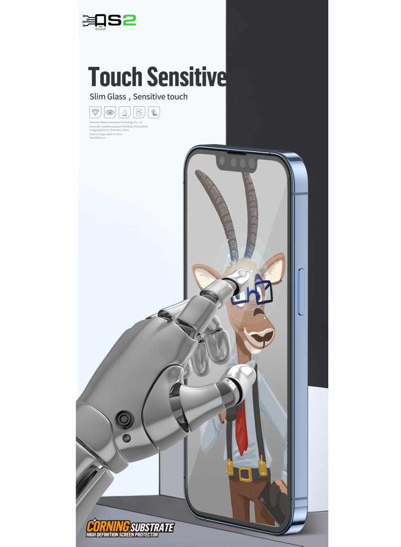 AS2 iPhone 14 Pro Max HD Anti-Spy Privacy Glass Protector  Max -  6.7 inch - Image 2
