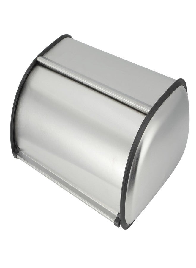 Qudinip Bread Storage Box, Large Capacity Stainless Steel with Non Slip Base, for Bread Cake Container - Image 2