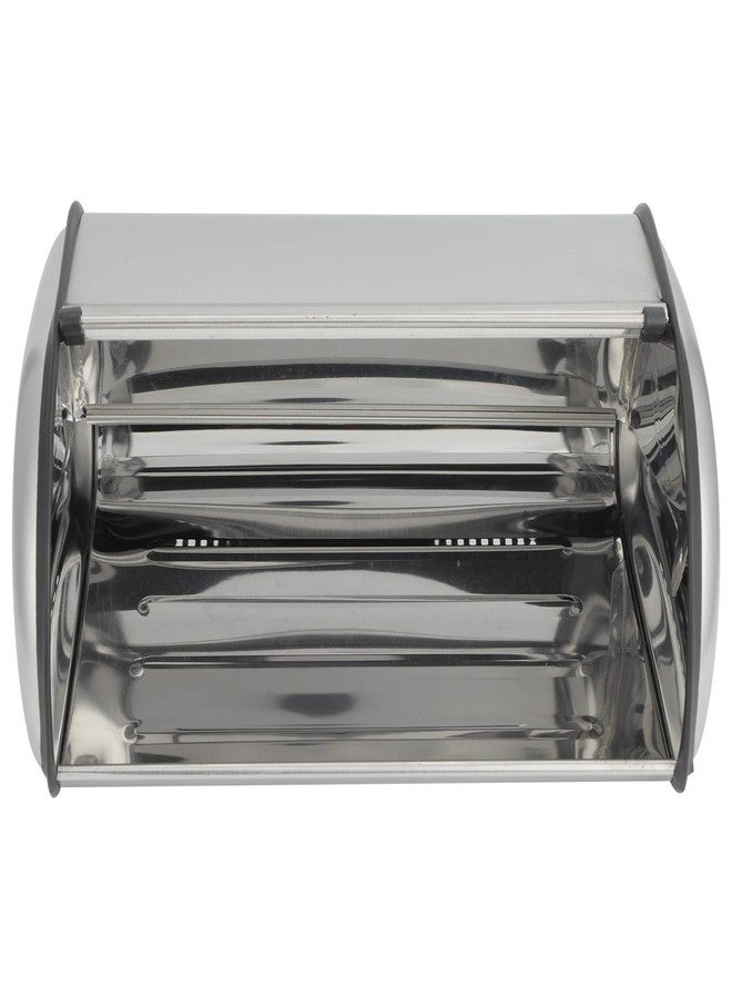 Qudinip Bread Storage Box, Large Capacity Stainless Steel with Non Slip Base, for Bread Cake Container - Image 5