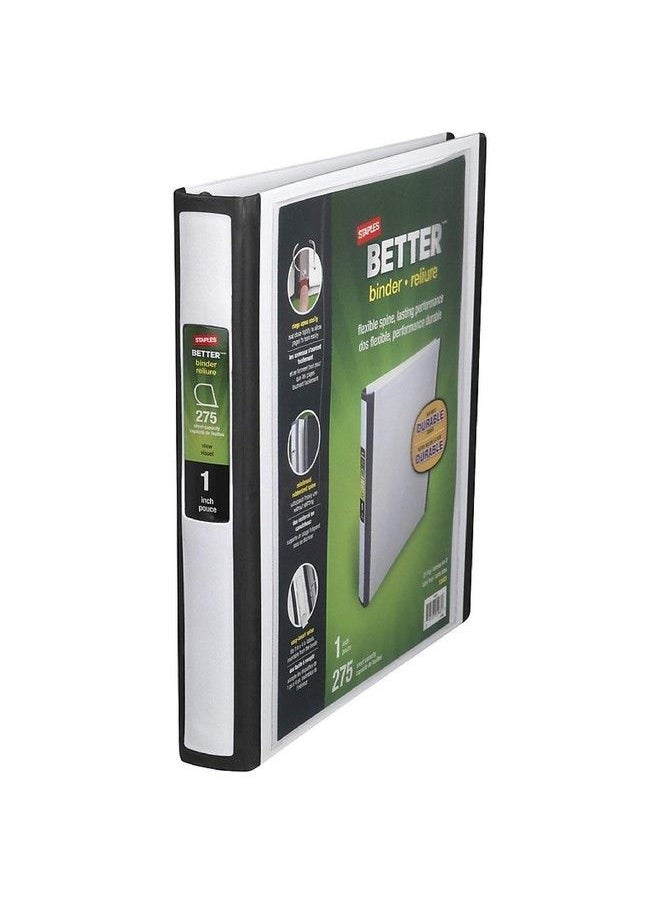Staples Les Better View Binder With Drings White  - Image 1
