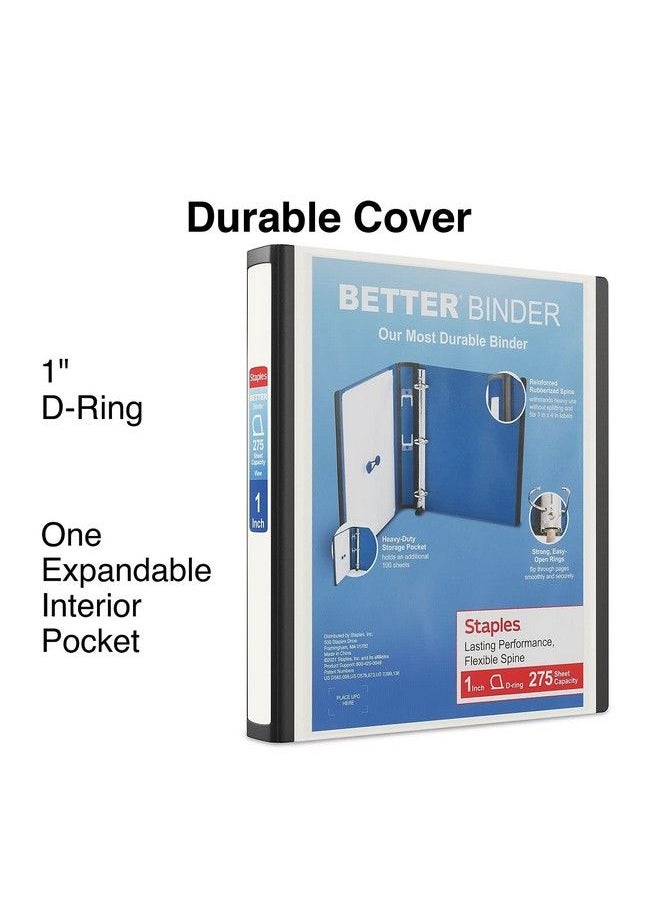 Staples Les Better View Binder With Drings White  - Image 3