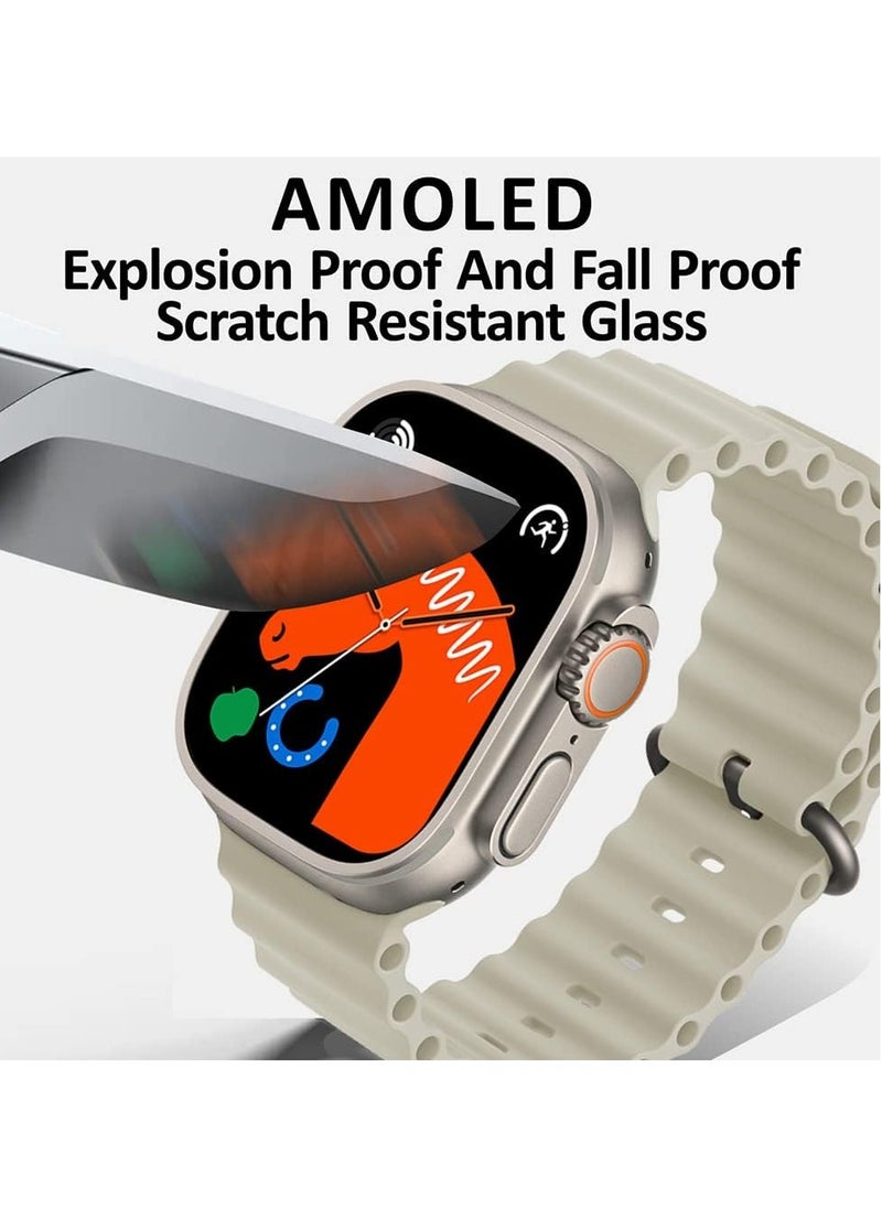 ELTRAZONE - HK8 Pro Max 2.12" AMOLED Screen Ultra Smart Watch Series 8 49mm Memory 256MB Battery 320mAh Compass NFC Waterproof IP68 Wireless Charging - Image 1