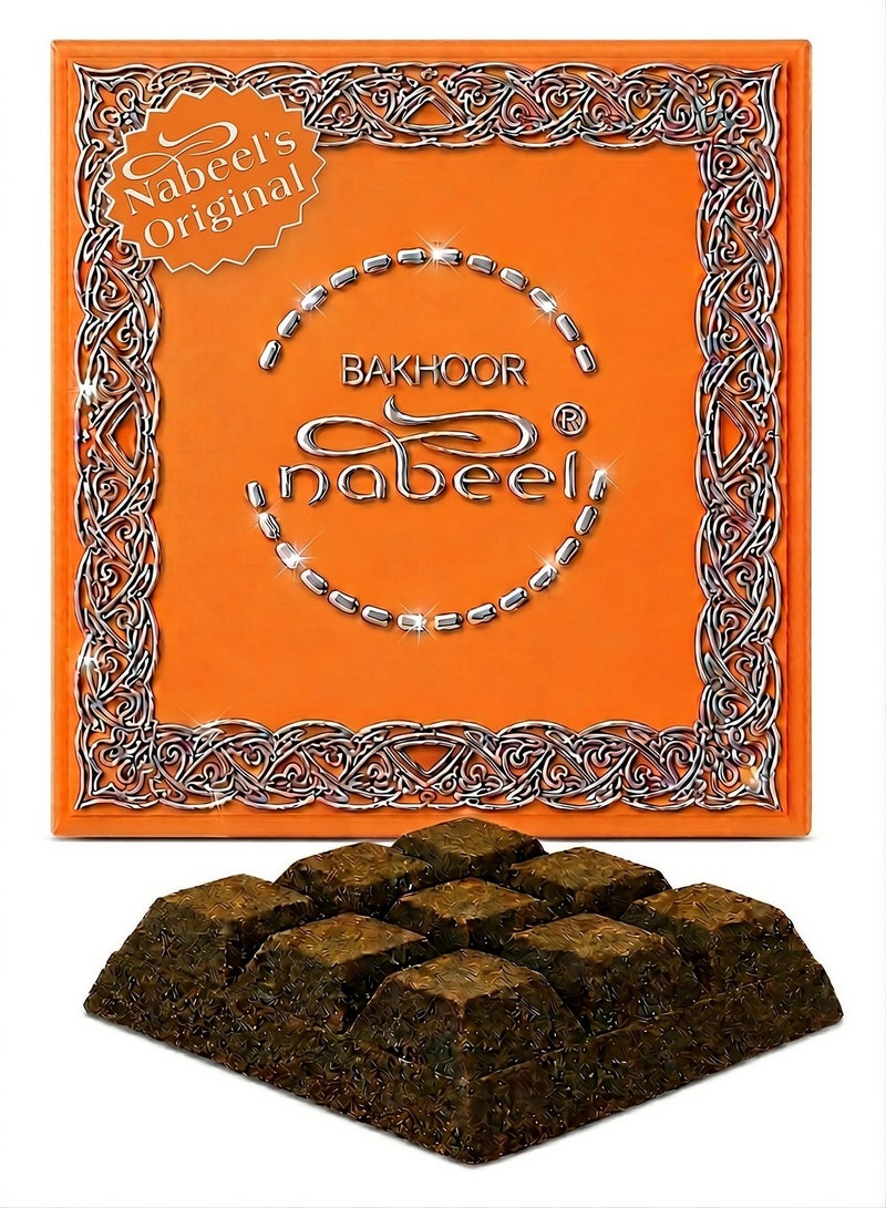 Nabeel Pack of 12 Bakhoor Nabeel 40 Grams Beautiful Smelling Popular Oudh Incense Solid Perfume Bar - Image 2