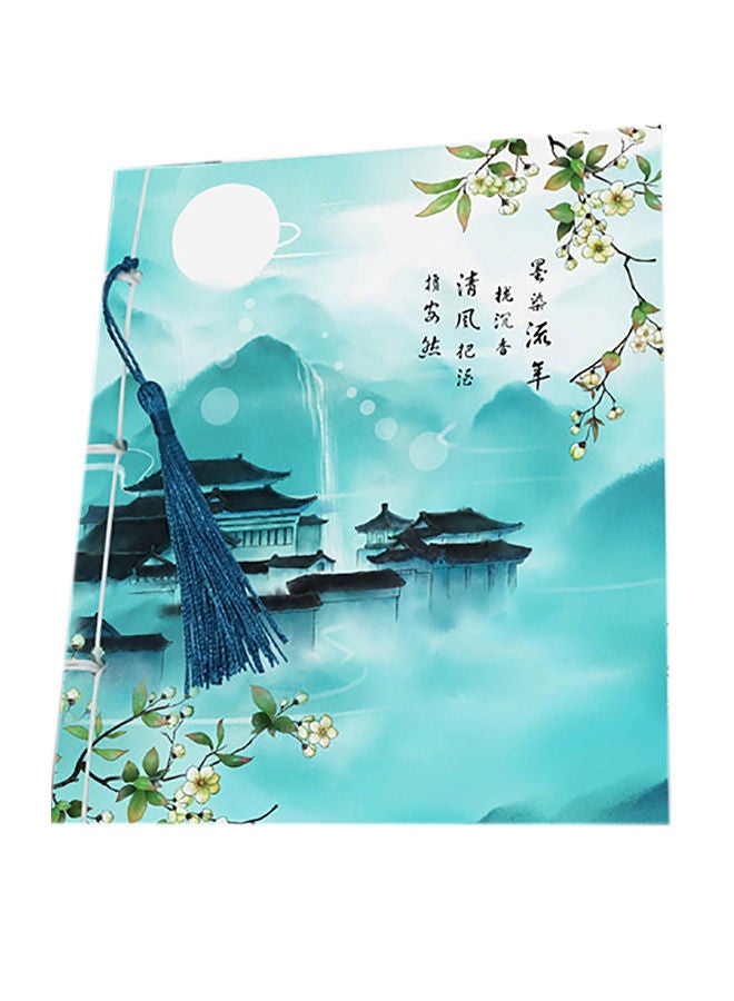 NIBEMINENT Ruled Lined Notebook Blue/White