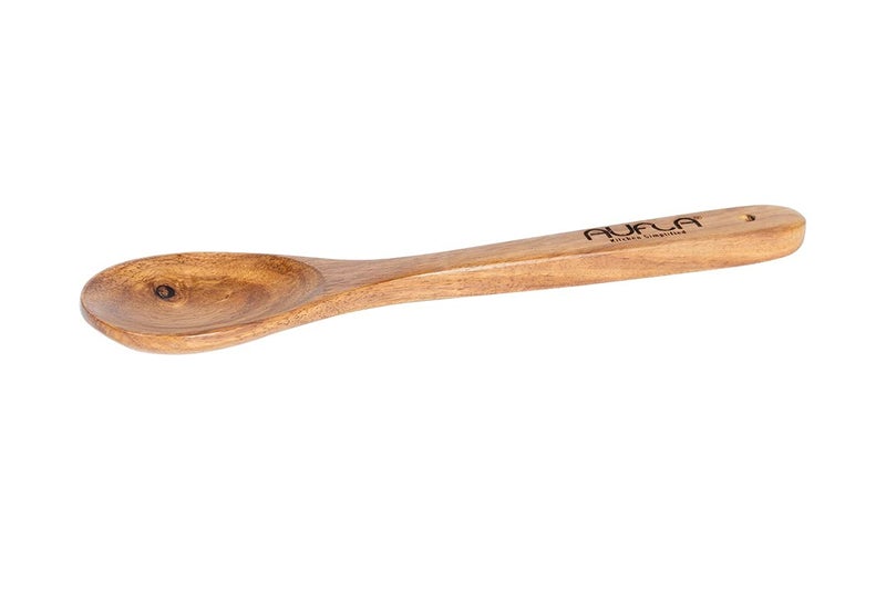 AUFLA Quality Wooden Hand Crafted Cooking Spoon Set Natural Rose WoodSheesham Wood Utensils for Cooking Set of 6 - Image 4