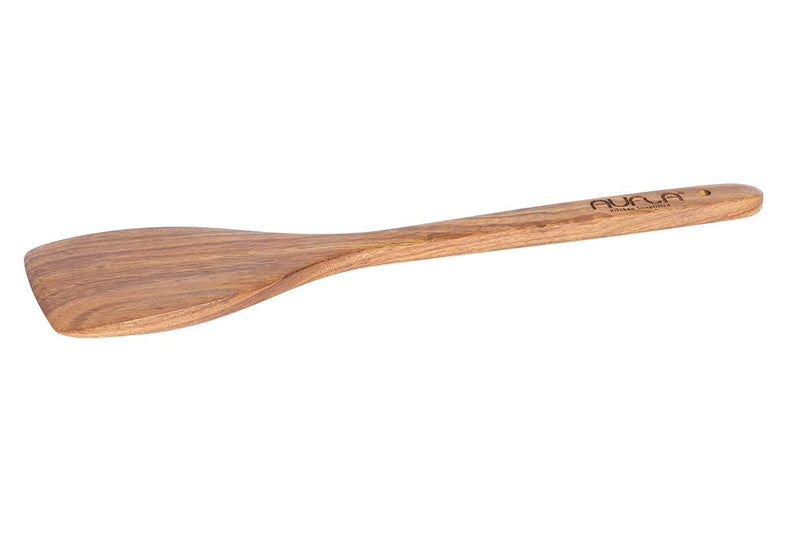 AUFLA Quality Wooden Hand Crafted Cooking Spoon Set Natural Rose WoodSheesham Wood Utensils for Cooking Set of 6 - Image 5
