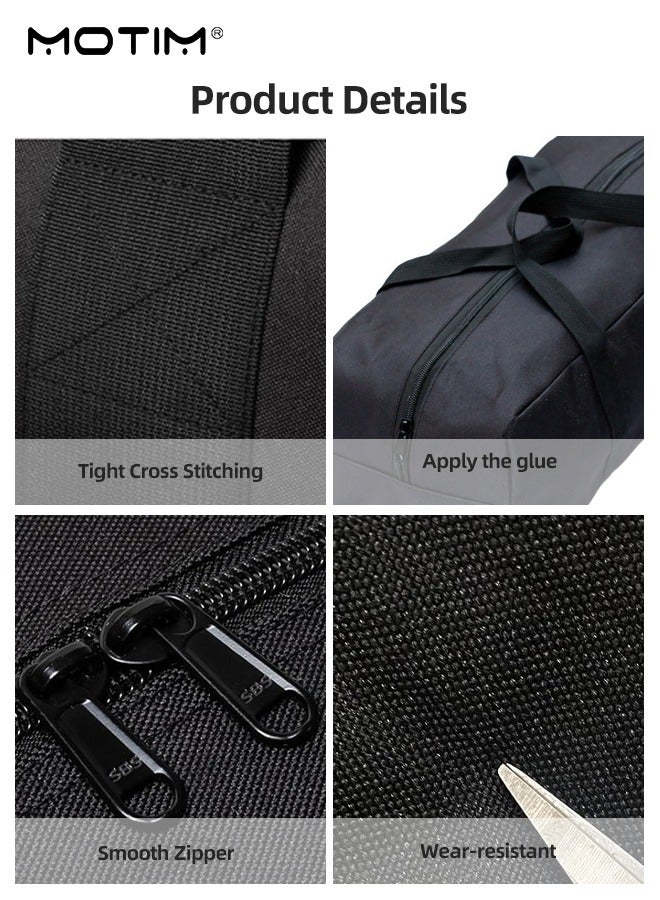 Motim 600D Oxford Duffle Bag Storage Bag, Foldable Outdoor Camping Storage Bag, Tent Storage Bag, Canopy Pole Storage Tool Storage, 70*24*31cm  - Image 5