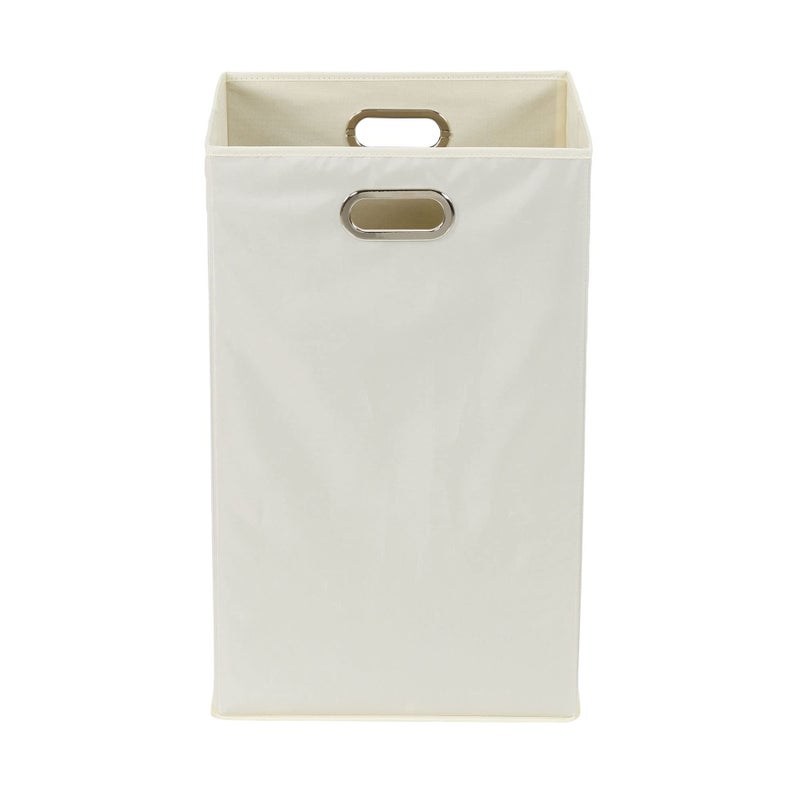 Household Essentials Folding Laundry Hamper, Natural - Image 5