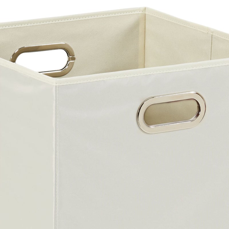 Household Essentials Folding Laundry Hamper, Natural - Image 4