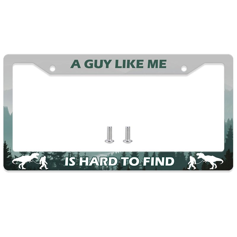 GENANY Sasquatch License Plate Frame License Plate Frames Bigfoot Car License Plate Cover Fits Standard US Vehicles Funny Car Accessories Personalised Car Decorations for Women Men - Image 3