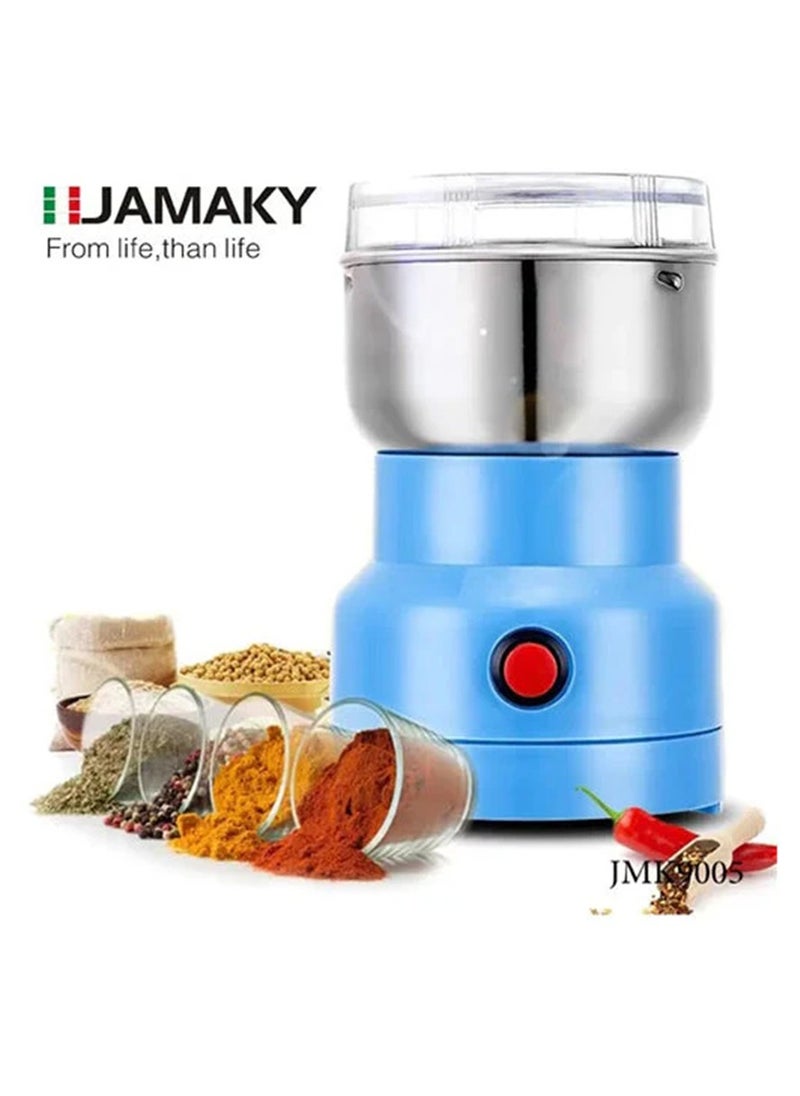 JAMAKY Italy Smash Grinder Machine 200W - JMK9005 - Blue with Italian technology  - Image 1