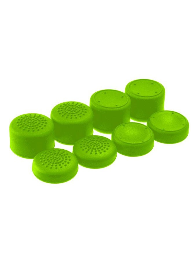 Foamy Lizard AceShot Thumb Grips (8pc) for Xbox One (Series X, S) – Sweat Free 100% Silicone Precision Raised Antislip Rubber Analog Stick Grips For Xbox One Controller (8 grips) GREEN - Image 1