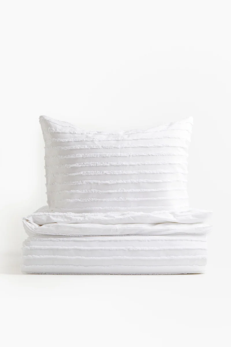 H&M Tufted double/king duvet cover set