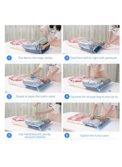 Arabest Premium Vacuum Storage Bag, Extralarge Compressed Bag with Hand Pump, Space Saver Bags for Clothes, sweater and blanket (7PCS, 60 x 80cm)  - Image 5