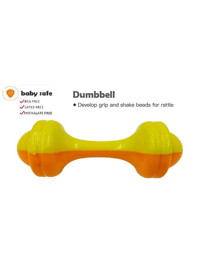 أم كيو فيت مجموعة خشخيشة موسيقية جذابة وغير سامة من mQFIT للأطفال الرضع والأطفال الصغار (متعددة الألوان) مكونة من 3 قطع - Image 4