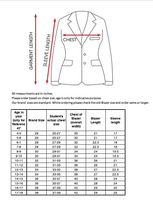 Noty Store Noty ® Boys & Girls Winter- School Uniform Blazer | Coat | Jacket- Woolen Fabric- Front Open Button Closure | School Winter Unisex Blazer | Both Side Pockets (in, Numeric, 38, Regular, Navy Blue) - Image 3