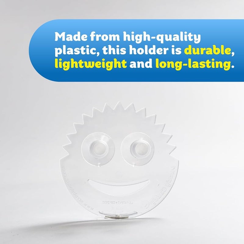 سكراب دادي حامل ومنظم لفواحل التنظيف Scrub Daddy Caddy - إكسسوار سريع الجفاف للمطبخ والحمام، حامل للفواحل تحت الحوض - Image 2