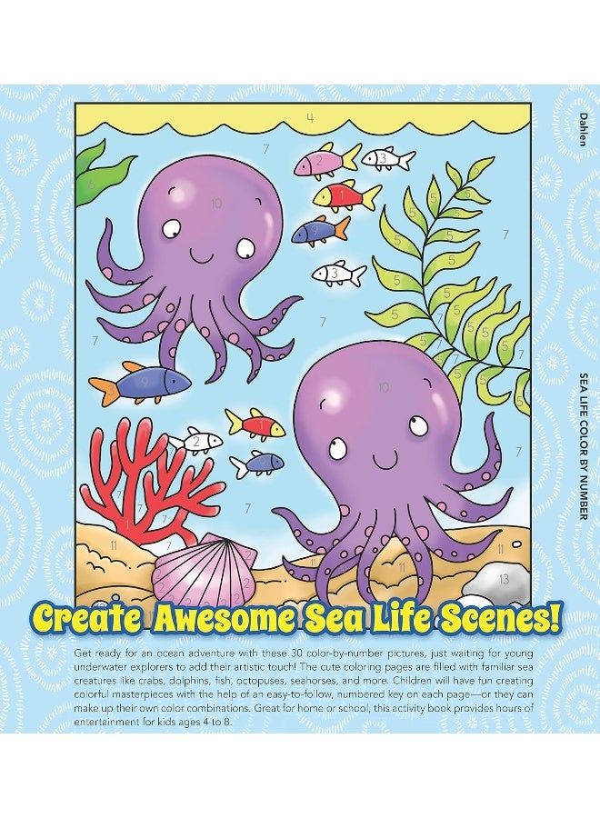 Sea Life Color by Number  - Image 2