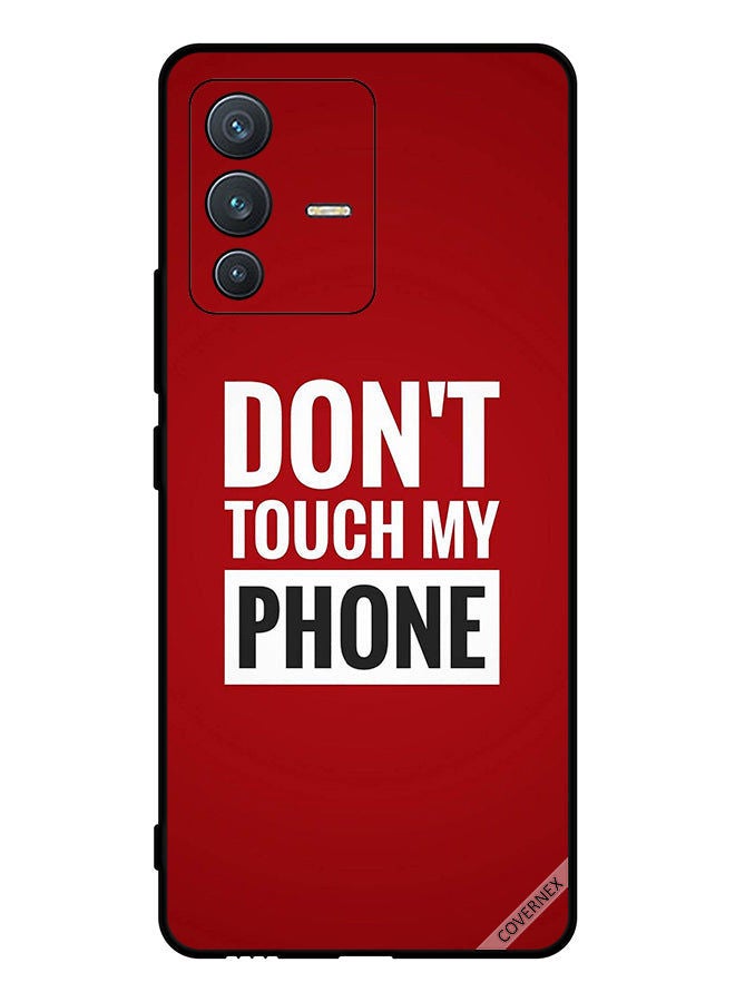 Covernex Protective Case Cover For vivo V23 5G Don't Touch My Phone Bold - Image 1