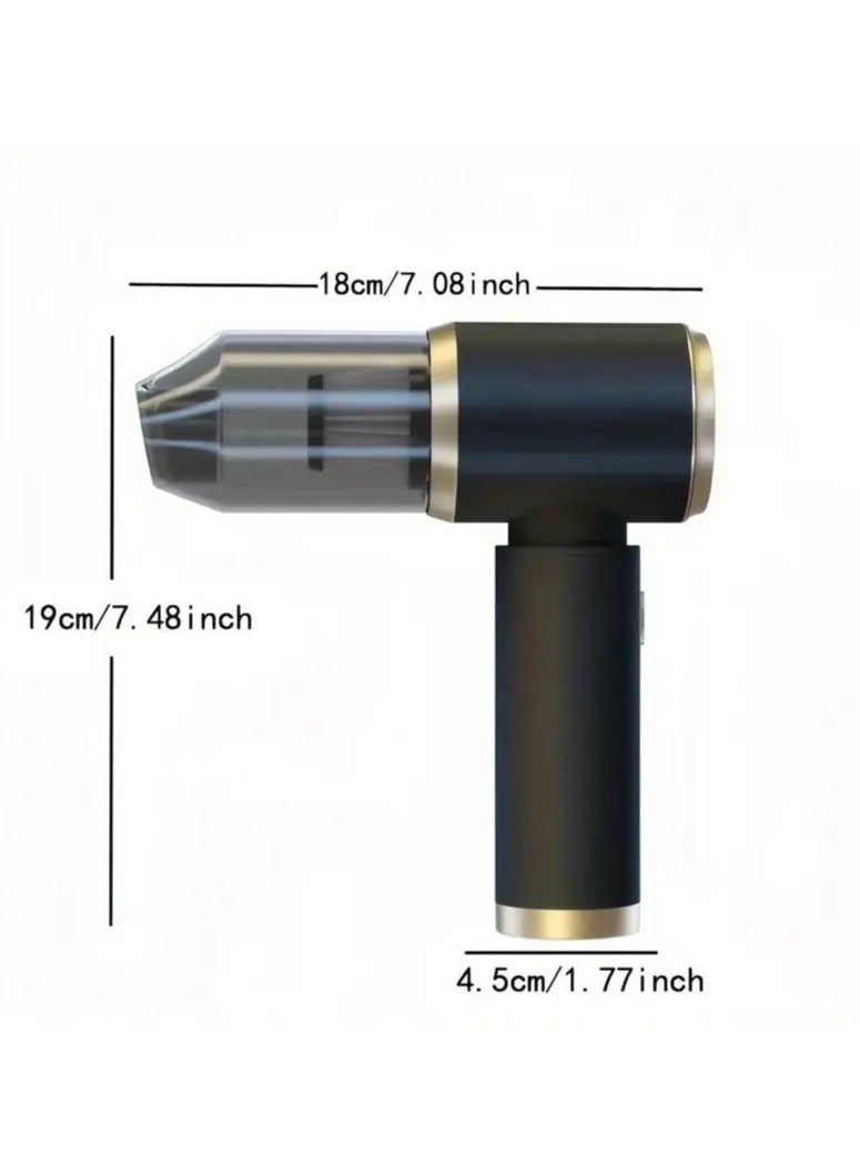 SUNYS 1pc, Handheld Vacuum Cleaner, Portable USB-Rechargeable Mini Vacuum For Car, Home And Office, Vacuum Cleaner With Multiple Attachments, Cleaning Tools - Image 4