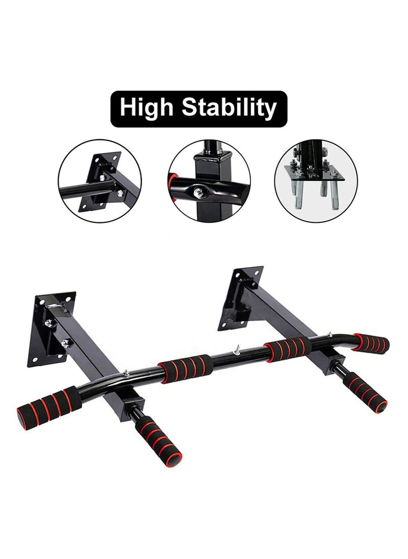 Arabest Pull Up Bars, Wall Mounted Pull Up Bar, Chin Up Bar, Multi Gyms for Home, Strength Training Equipment (Max Load 200kg)  - Image 2