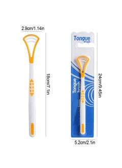 ORiTi 2PCS Tongue Brush Cleaning Tongue Surface Oral Cleaning Brushes Tongue Scraper Deep Clean Maintain Oral Clean Hygiene Care For Men And Women Daily Oral Care, Ideal For Gift  - Image 3