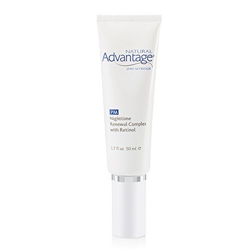 Natural Advantage Nighttime Renewal Complex with Retinol Shea Butter and Vitamin E For Enlarged Pores and Uneven Skin Tone 17 Ounces by Jane Seymour - Image 1