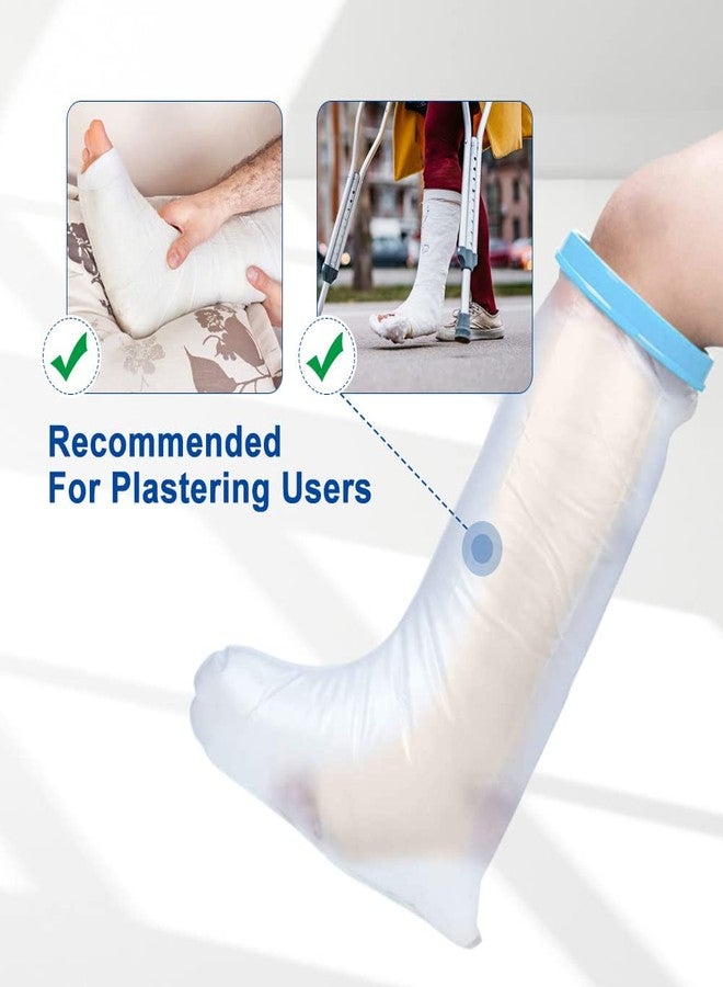 Bukihome Shower Watertight Foot Protector, Adult Leg Cast Covers, Extra Large Capacity Adult Thigh Tension & Super Waterproof Leg Protector, For Thigh size 21.65-23.23 inches - Image 4