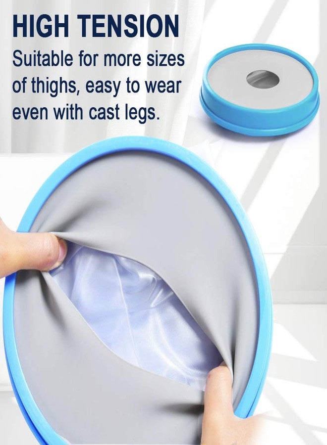 Bukihome Shower Watertight Foot Protector, Adult Leg Cast Covers, Extra Large Capacity Adult Thigh Tension & Super Waterproof Leg Protector, For Thigh size 21.65-23.23 inches - Image 3