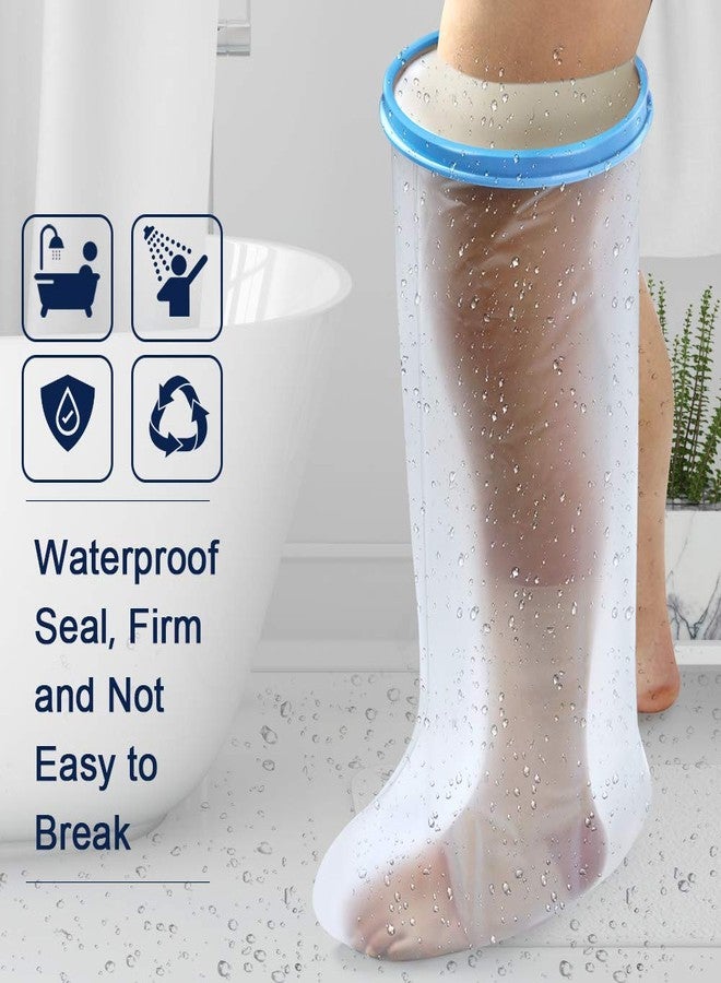 Bukihome Shower Watertight Foot Protector, Adult Leg Cast Covers, Extra Large Capacity Adult Thigh Tension & Super Waterproof Leg Protector, For Thigh size 21.65-23.23 inches - Image 2