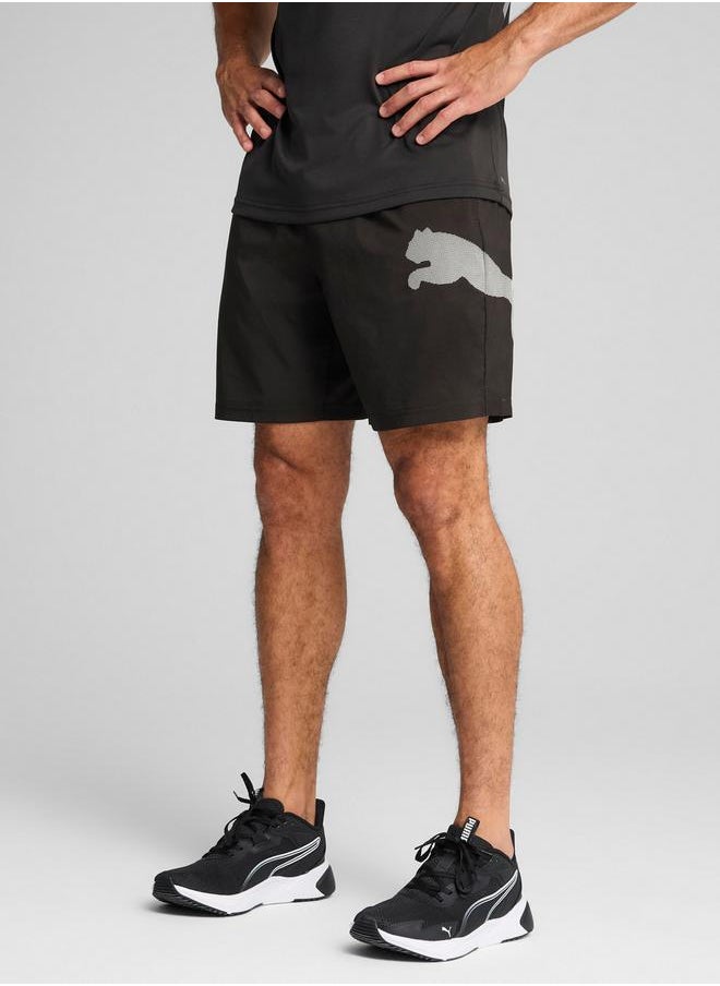PUMA Men's Logo Print Shorts for a Sporty Look  - Image 1