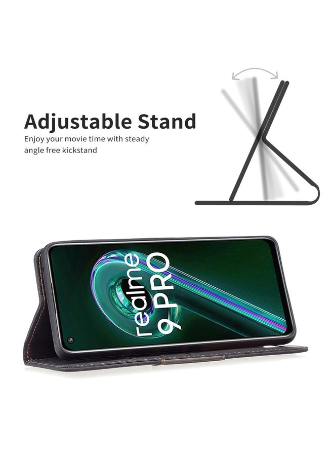 اس-توب جراب هاتف OPPO Realme 9 Pro مصنوع من الجلد المغناطيسي - Image 4