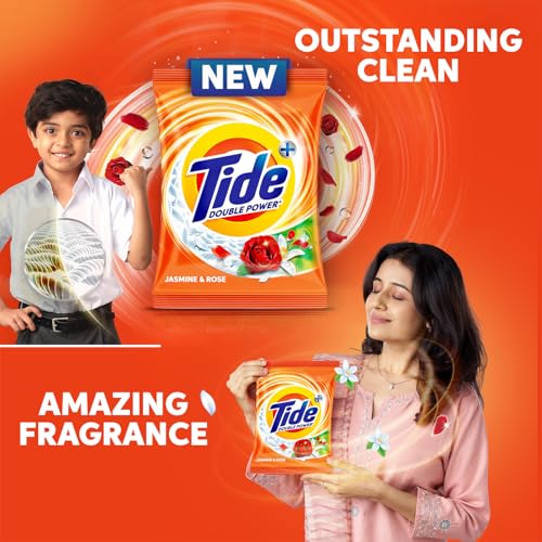 Tide Plus Detergent Washing Powder - 2.2kg Pack | Jasmine & Rose Fragrance | 2X Deep Clean Power | World's No. 1 Detergent Brand - Image 4