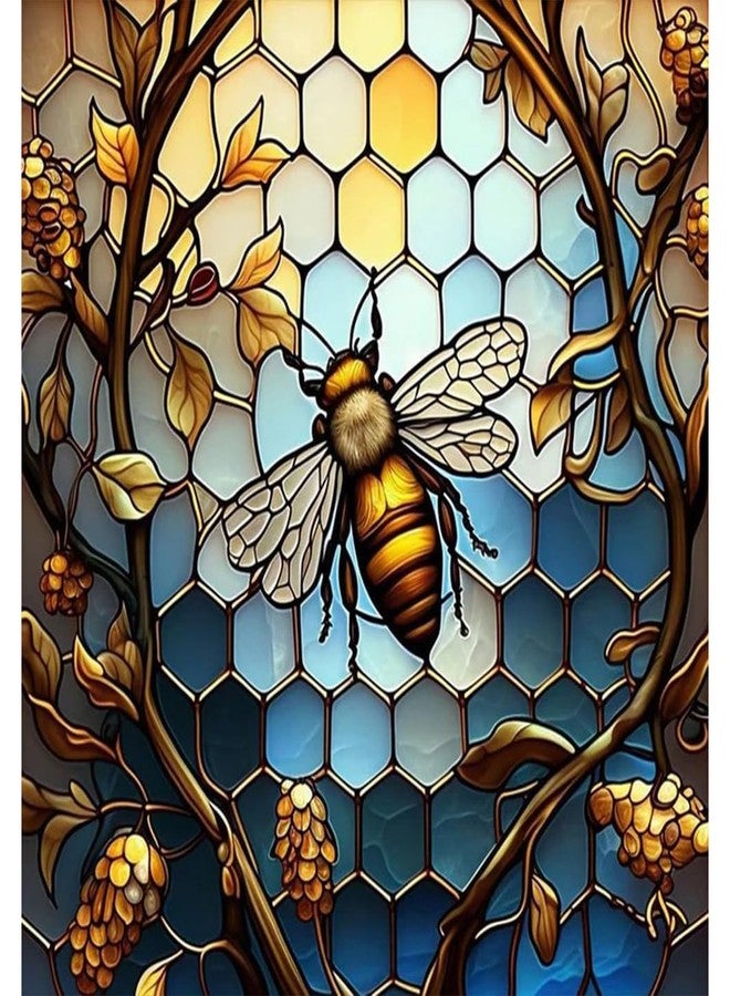 xackcme Bee Paint by Numbers for Adults-Paint by Number on Canvas Without Frame,DIY Oil Painting for Gift Home Wall Decor(16x16inch) - Image 1