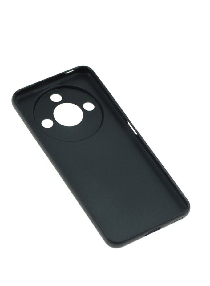 for Honor X9c Smart 5G Case Cover, Frosted Design Raised Full Camera Protection Slim Thin Soft Mobile Phone Case for Honor X9c Smart 5G, Black  - Image 4