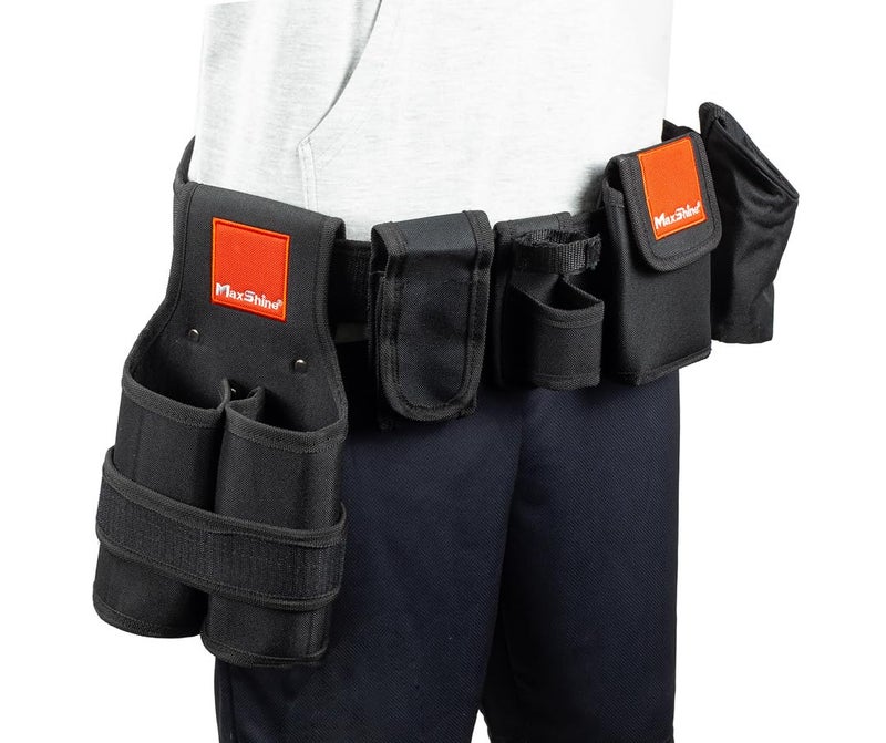 Maxshine Universal Professional Detailing Tool Belt – 600D Oxford Organizer with Adjustable Strap & Handle – Holds Pads, Bottles, Brushes – Ideal for Mobile Car Detailing & Car Care - Image 3