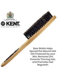 KENT Kent Natural Shine Narrow Grooming Pure Bristle Brush  - Image 3