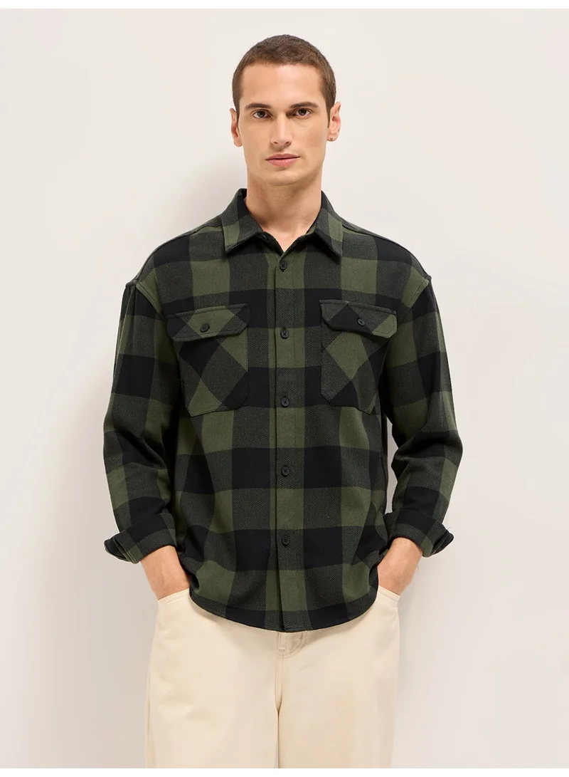 THE BEAR HOUSE  Men’s Trendy Shacket for All Seasons | Casual Overshirt Jacket for Men | Versatile Outerwear Layer for Office, Streetwear & Travel | Modern Smart Look for Everyday Outfits for Men | Best Price UAE