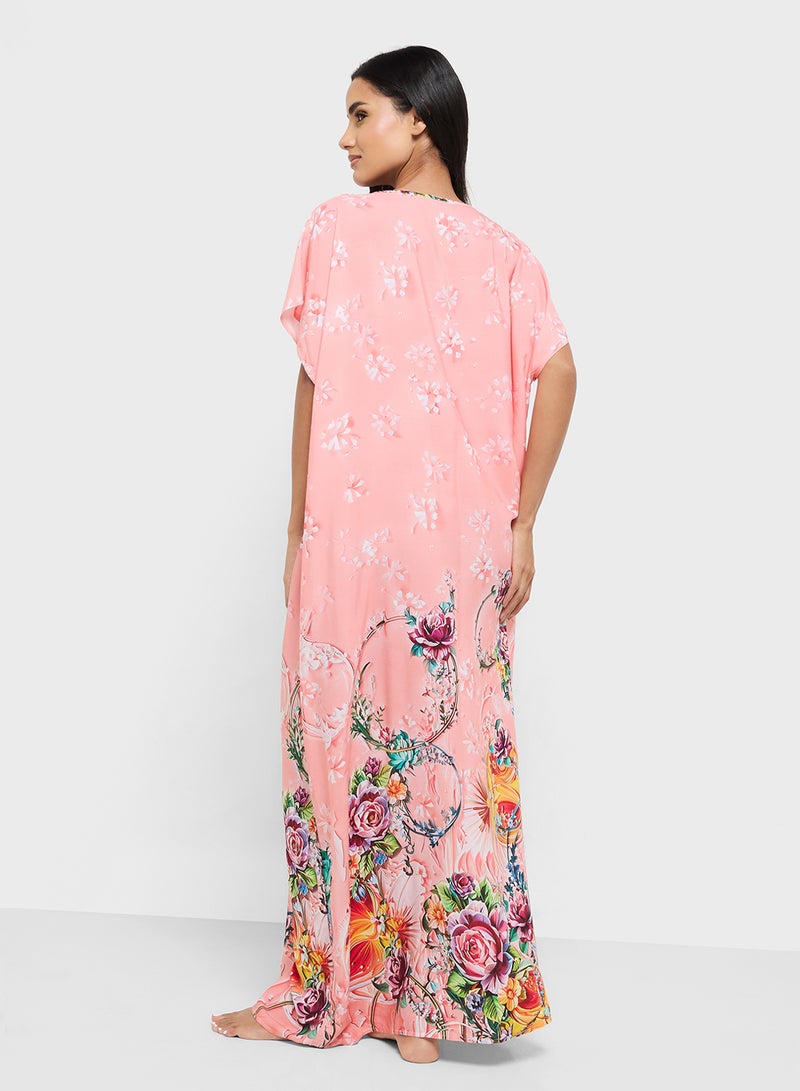 Khizana Printed Nightdress  - Image 2
