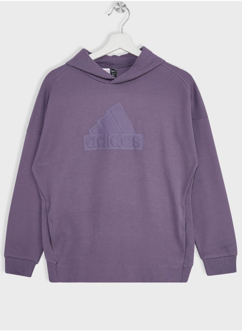 Adidas - Future Icons Logo Hoodie - Image 1